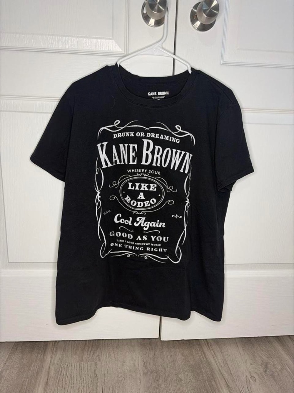 Kane Brown Black Graphic Tee - Like A Rodeo Print